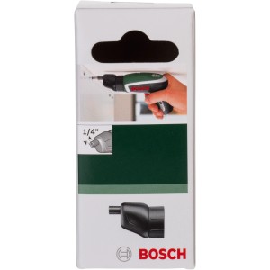 Verpackung des Bosch Exzenter-Aufsatzes für Ixo III/IV Akkuschrauber.