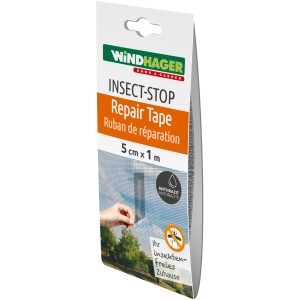 Windhager IS Reparaturband Fiberglas, 5cm x 1m, zur Reparatur von Insektenschutznetzen.
