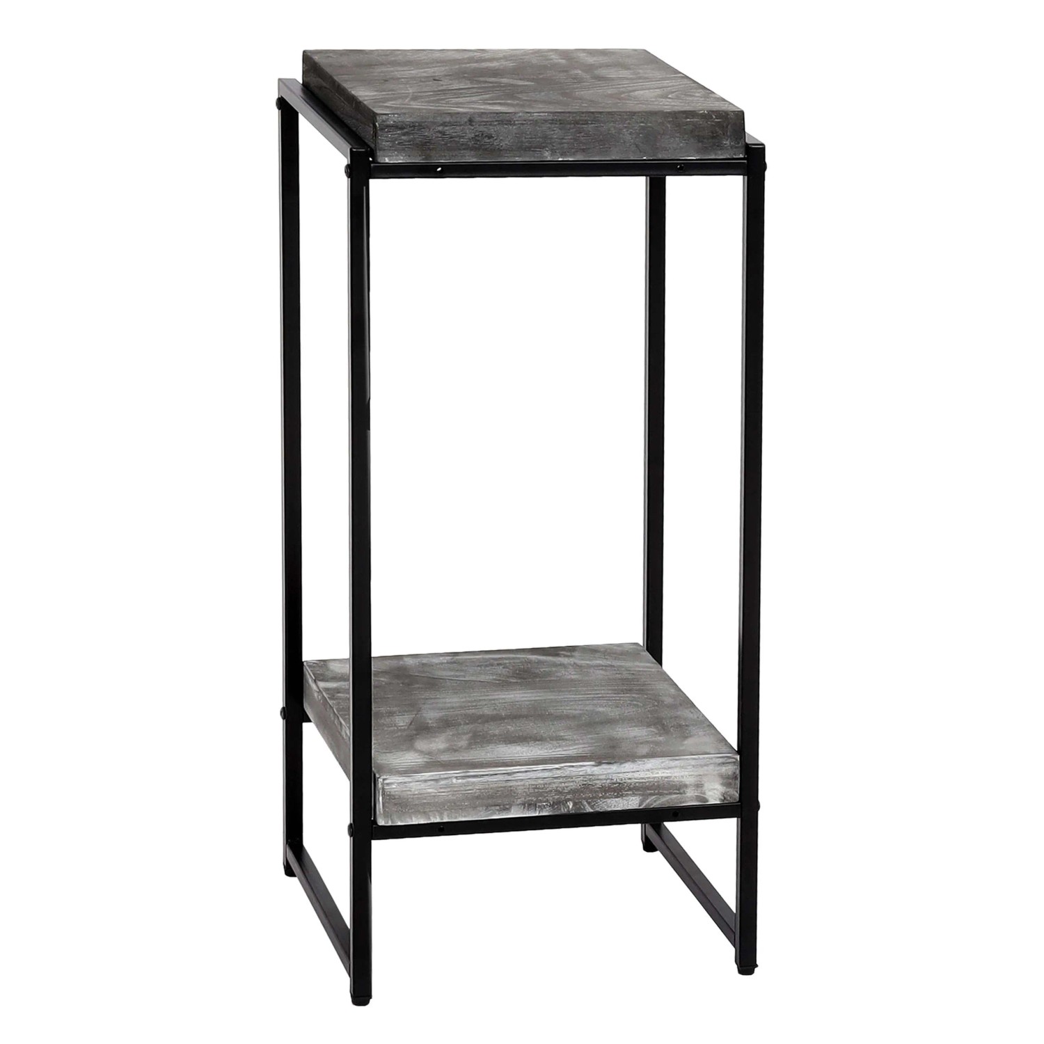 Mcw Blumentisch K71 Mdf Metall Dunkelgrau 82cm