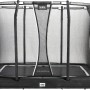 Schwarzes Salta Premium Ground Bodentrampolin, 305x214 cm, mit Sicherheitsnetz.