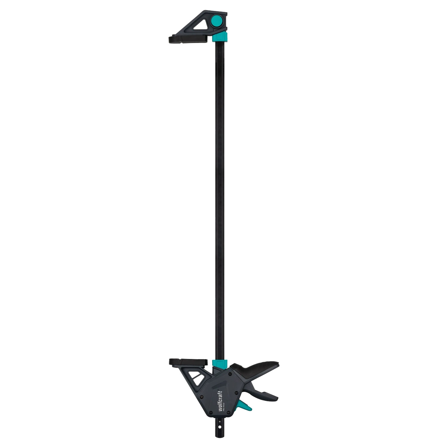 Wolfcraft Einhandzwinge Pro Max 915 mm, Spannwerkzeug mit ergonomischem Griff und hoher Spannkraft.