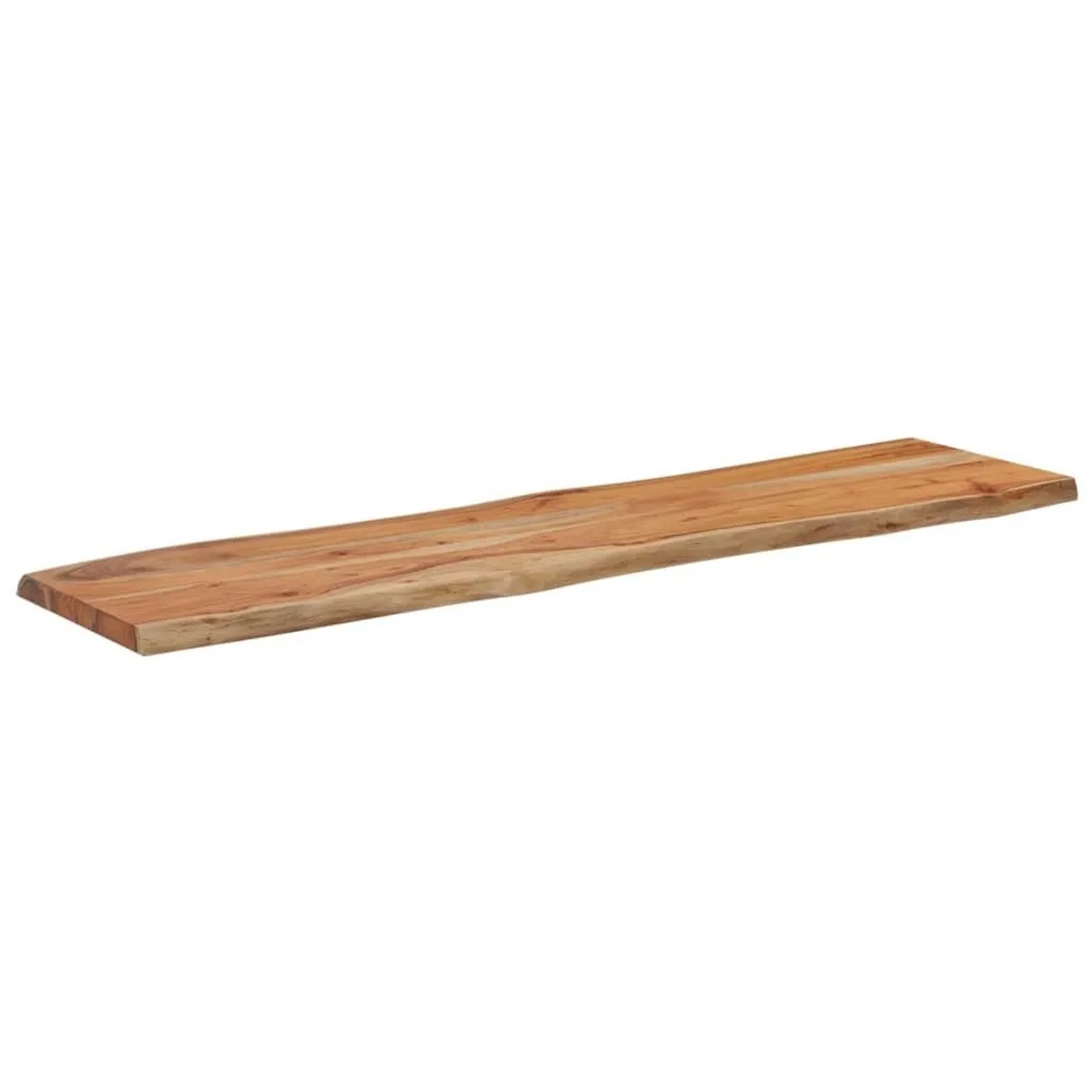 vidaXL Tischplatte 180x40x2,5cm Rechteckig Massivholz Akazie Baumkante 370617