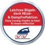 Symbol für Hitzereflektion des Leifheit Bügeltischbezugs für leichteres Bügeln.