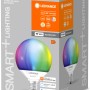 Ledvance Smart+ Wifi Globe RGBW E27 Leuchtmittel, 14W, klare Globe-Form, Farbwechsel.