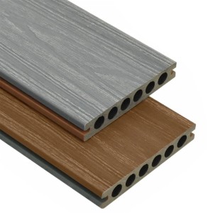 vidaXL WPC Terrassendielen mit Zubehör Braun und Grau 30 m² 2,2 m 3070467