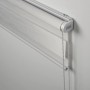 Schöner Wohnen Doppelrollo Tilda, hellbeige, 45x150 cm. Strukturstoff für variable Lichtdosierung.