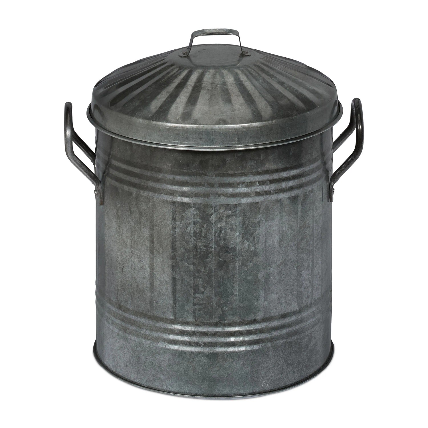 Relaxdays Ascheeimer Verzinktes Eisen Silber Mit Deckel 10, 36 Cm X 31, 5 Cm X 27 Cm 1, 6 Kg