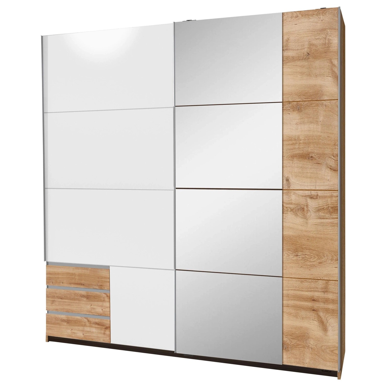 Mömax Schwebetürenschrank Emden Eichefarben ca. 180x198x64cm