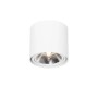 QAZQA Design Aufbaustrahler Weiß GU10 111mm Impact_6