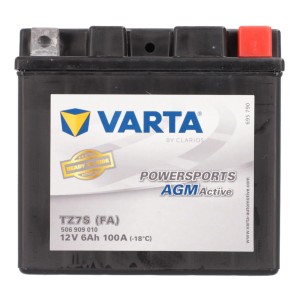 Varta Powersports Active AGM Batterie, 6 Ah, für Motorräder, Quads und mehr.