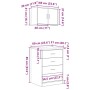 vidaXL Garagenschränke 2 Stk Artisan-Eiche Holzwerkstoff 3328340_14
