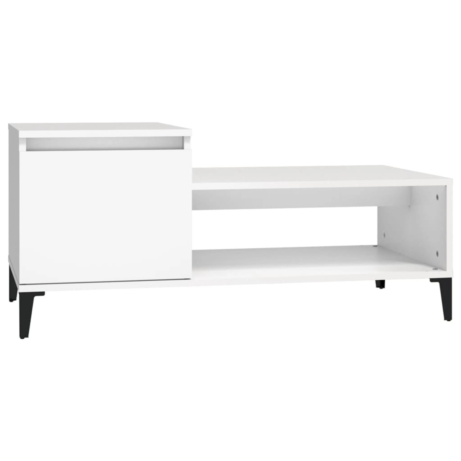 vidaXL Couchtisch Weiß 100x50x45 cm Holzwerkstoff 821132 günstig online kaufen