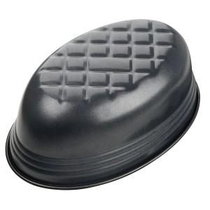 Zenker Brotform Oval, 26,5 cm, Schwarz Metallic, hitzebeständig bis 230°C.