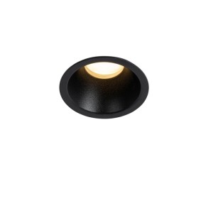 Schwarzer QAZQA Einbaustrahler 35mm IP44 für Lampen & Leuchten