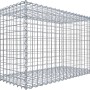 Gabiona Gabionenkorb, 60x100x50 cm, Maschenweite 5x5 cm, Drahtkorb für Einfassungen und Mauersysteme.