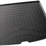Schwarze Gummi Kofferraumwanne für Volvo XC60 II ab 2017, passgenaues Autozubehör.
