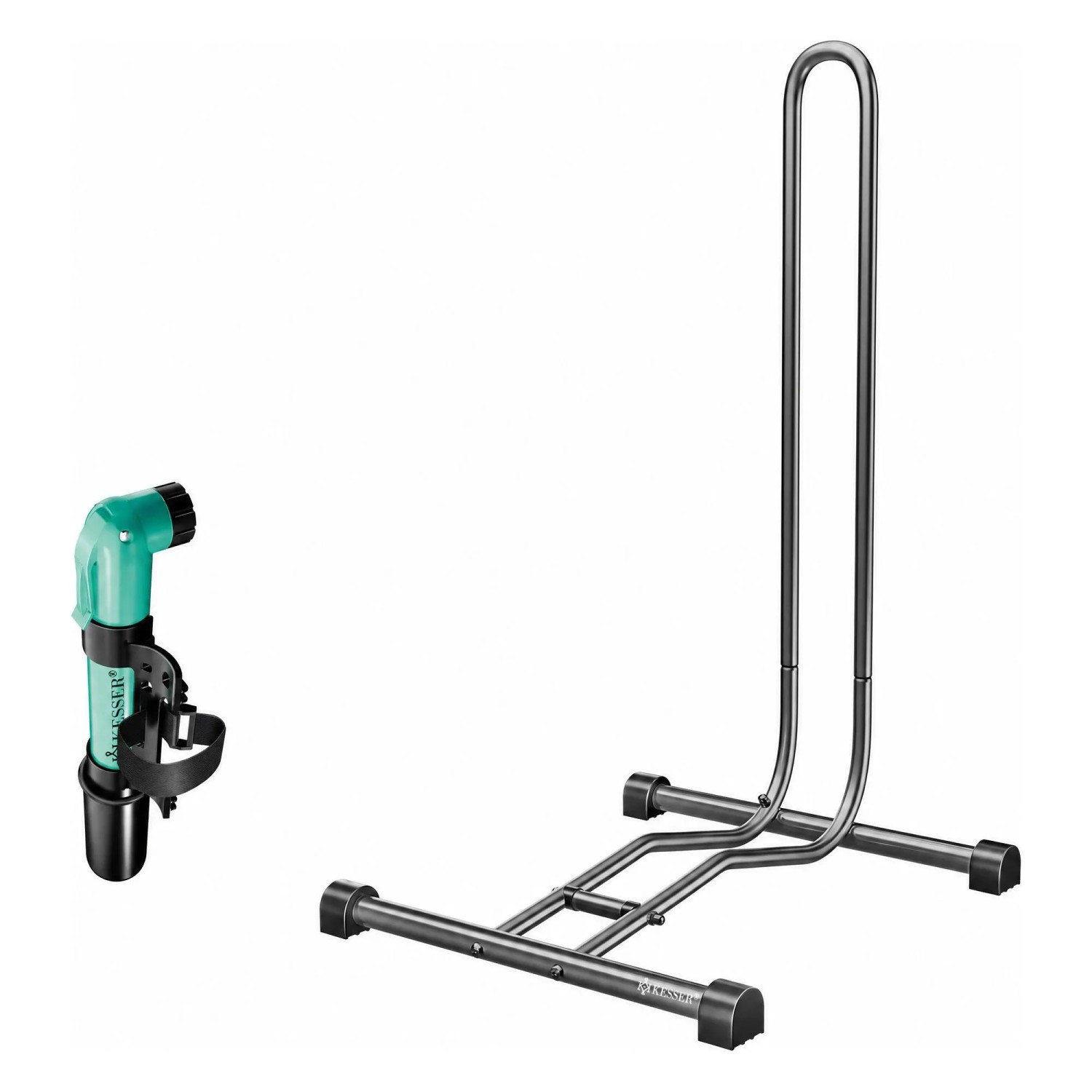 KESSER Fahrradständer Freistehend für Reifen Bis 65 mm Anthrazit 1er Set