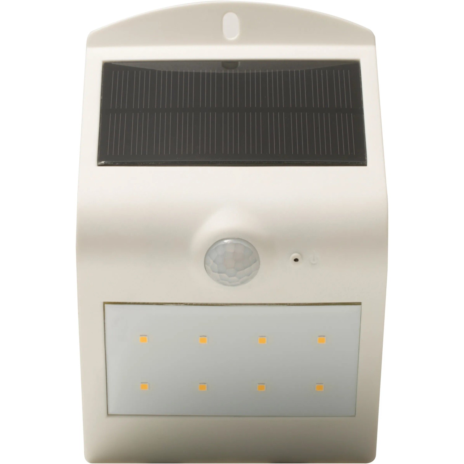 Weiße LED Solar-Wandleuchte Butterfly mit Sensor, 220 Lumen, 6500 K.