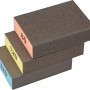 LUX-TOOLS Schleifschwamm Set, 6 Stück mit Körnung 80, 120 und 320 für verschiedene Schleifarbeiten.