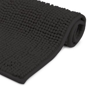 Beautissu BeauMare WR Vorleger Matte 50x50cm Schwarz