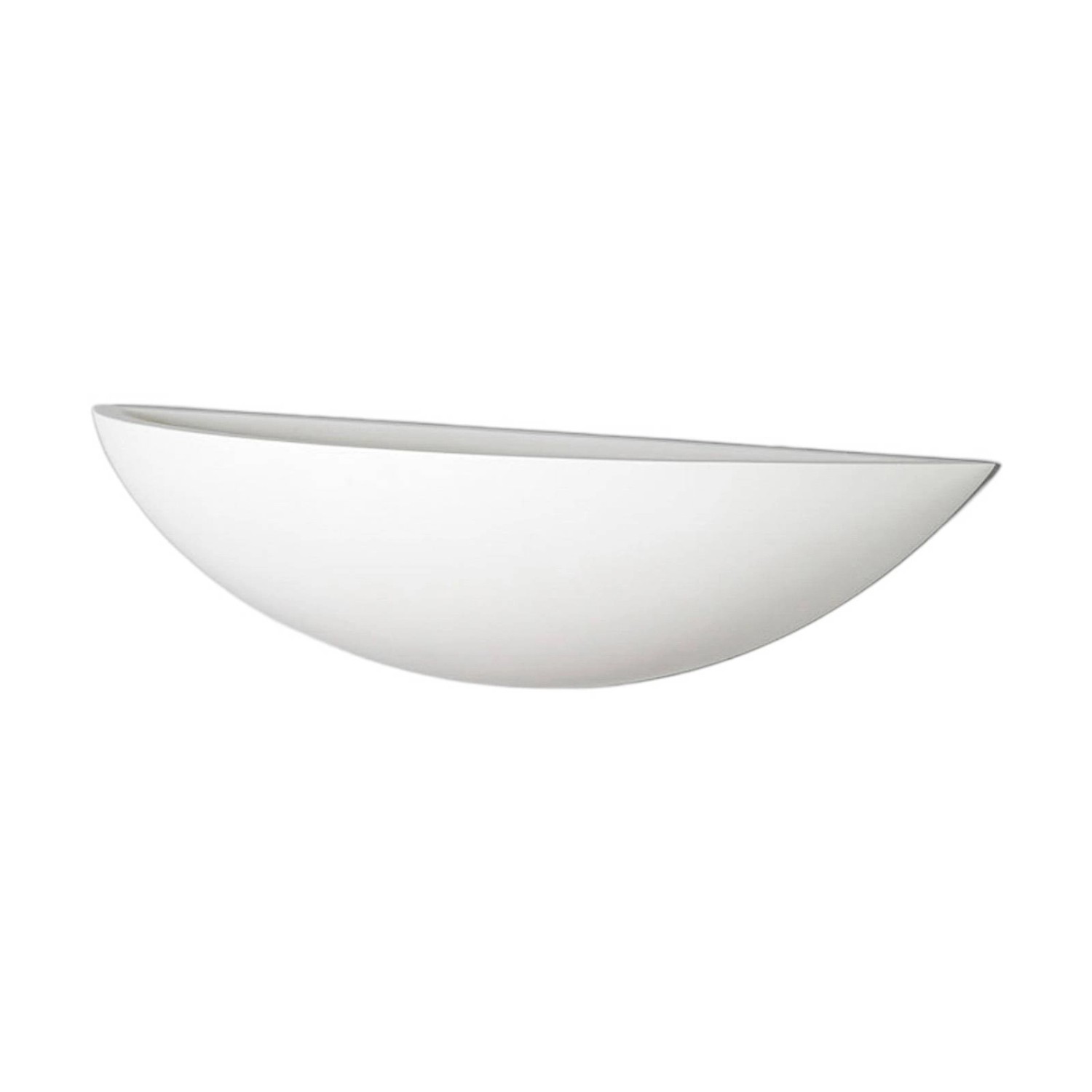 Lindby Wandleuchte Wandlampe Innen Guilia 9613059 Modern in Weiß aus GipsTon 1-flammig E27 Flurleuchte