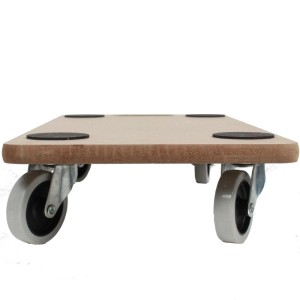 2er Set TRUTZHOLM Transportroller mit Soft Wheels, MDF-Platte, belastbar bis 200 kg.