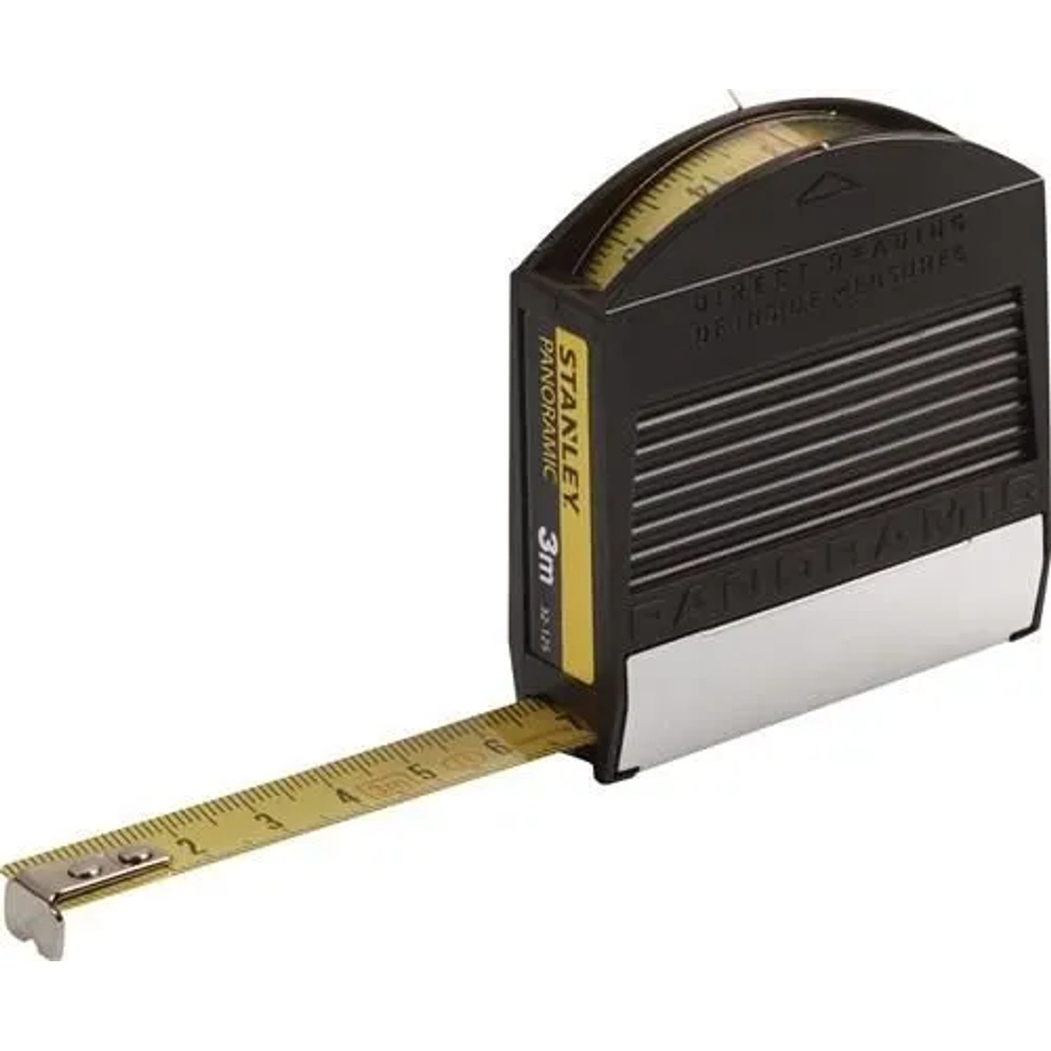 STANLEY Taschenrollbandmaß Panoramic L 3M B 12 7Mm Mm Cm EG II Ku Sichtfenster 1 32 125