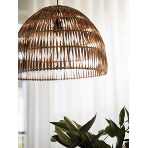 PR Home Lace Pendelleuchte aus Rattan, handgefertigt, dekoratives Design.
