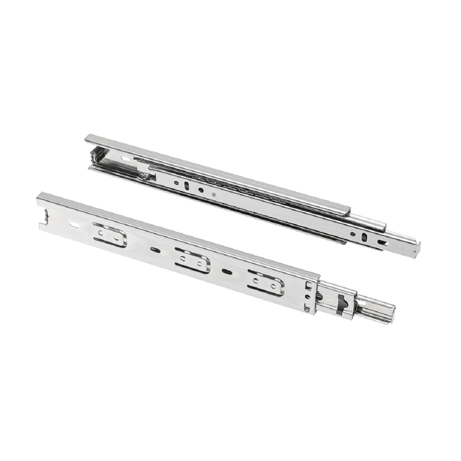 MS Beschläge Schubladenauszug Vollauszug Verzinkt 700 mm Höhe 45 mm