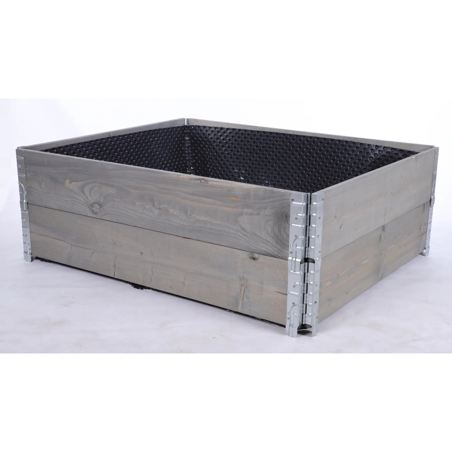 PROREGAL Hochbeetkisten GuardBox 40x120x100cm Inkl. Luftfolie Grau günstig online kaufen