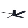 Schwarzer Lucci Air Deckenventilator Riviera mit 132 cm Durchmesser. Energiesparend und mit Fernbedienung.
