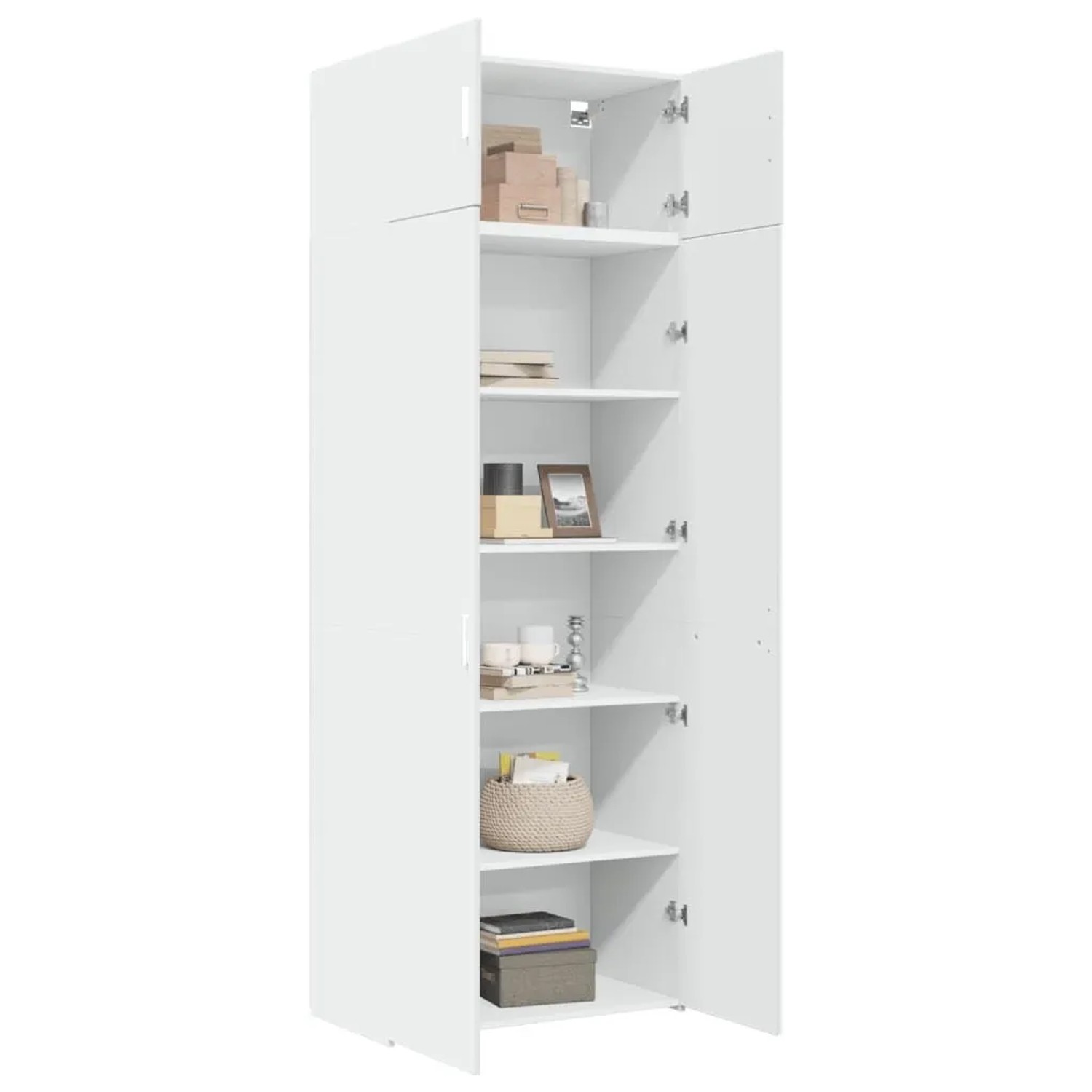 vidaXL Hochschrank Weiß 80x42,5x225 cm Holzwerkstoff 3281350_3