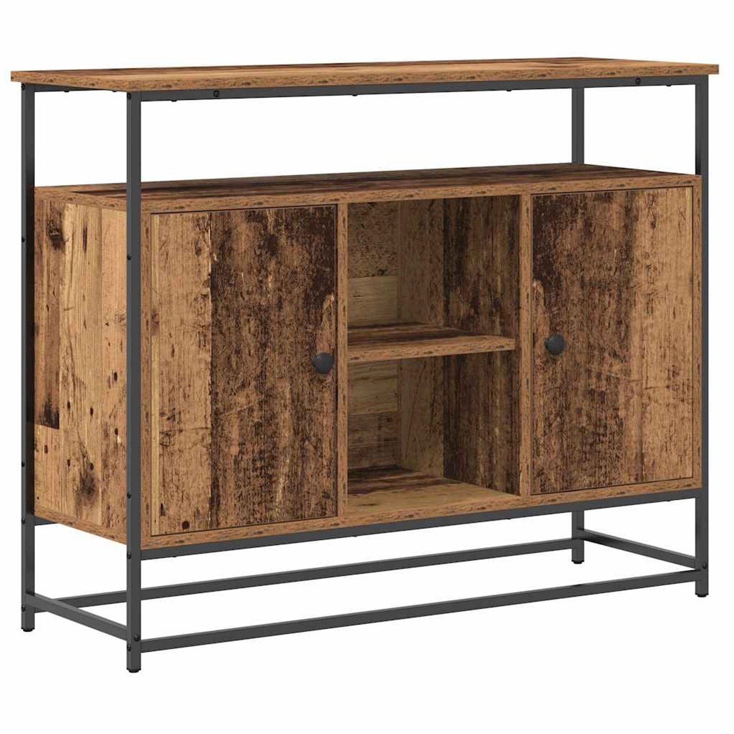 vidaXL Sideboard Altholz 100 x 35 x 80 cm Holzwerkstoff 862976 günstig online kaufen