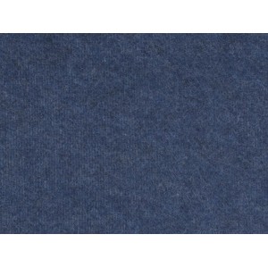 Blauer Andiamo Nadelfilz Teppichboden Milo, Detailansicht.