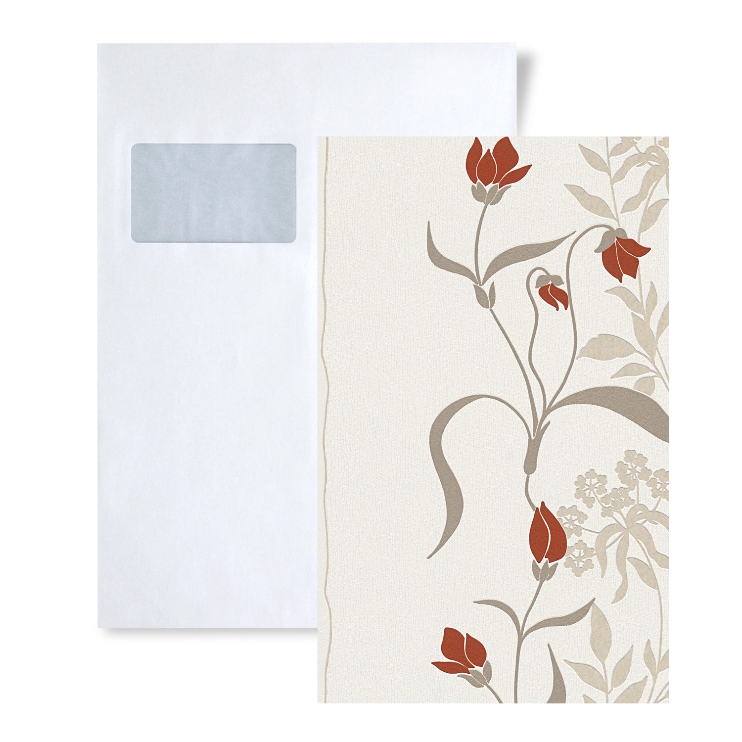 PROFHOME 1 MUSTERSTÜCK S-958741-GU DIN A4 MUSTER der Floral Tapete günstig online kaufen