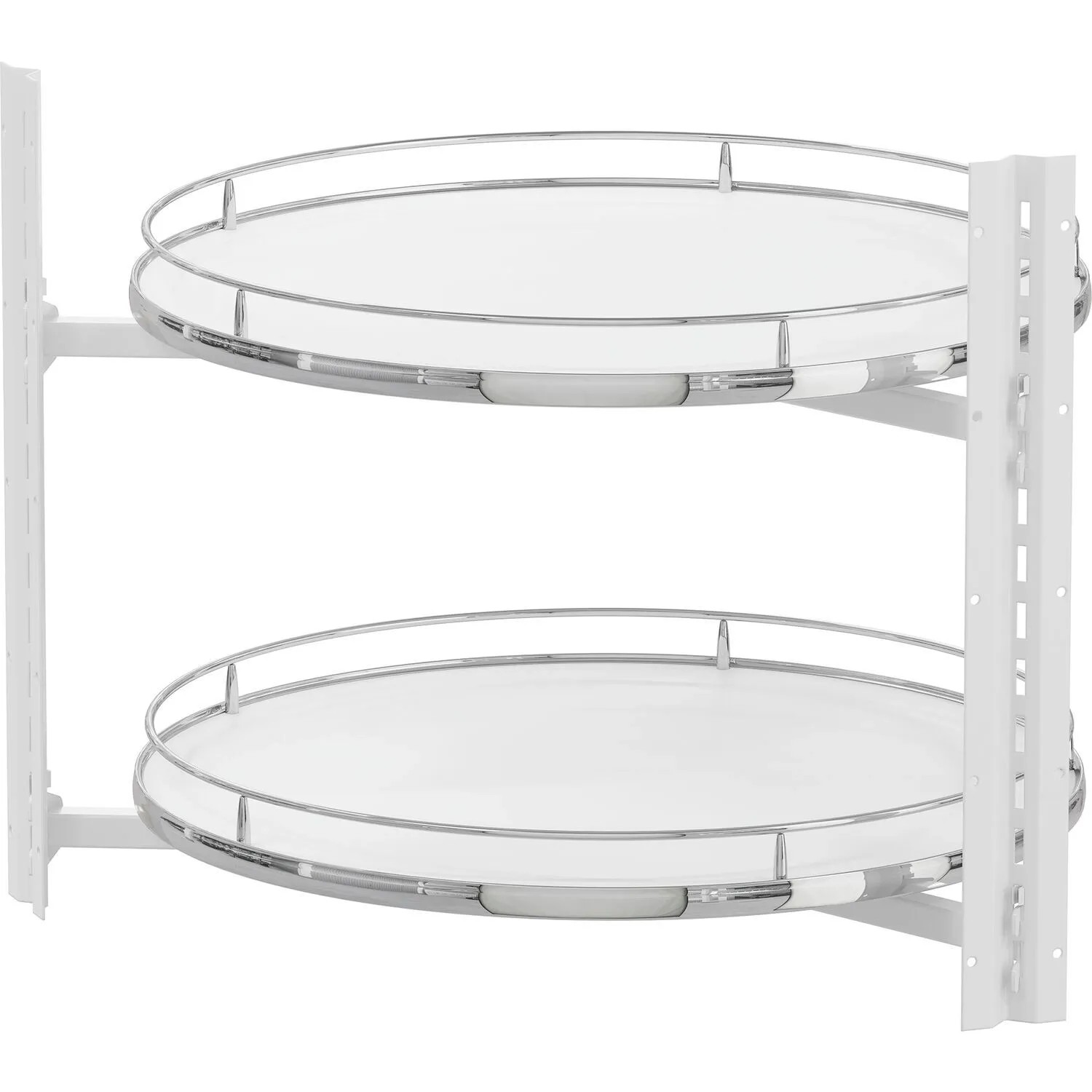 Vauth-Sagel Drehteller Cor Wheel Pro 4/4-Kreis Korpusbreite 800 mm Weiß Chrom