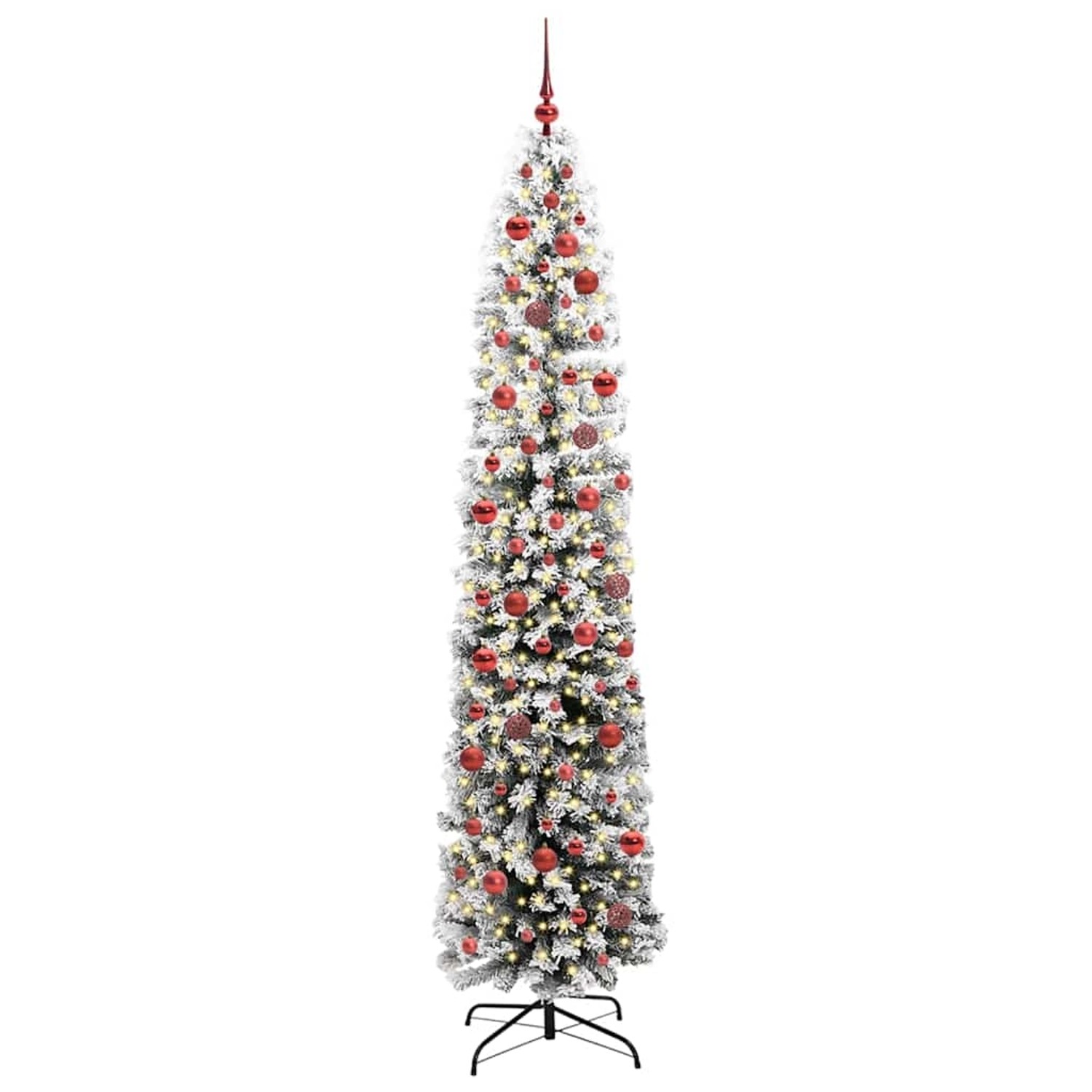 vidaXL Künstlicher Weihnachtsbaum mit 300 LEDs mit Ständer Grün 240 cm 3395044