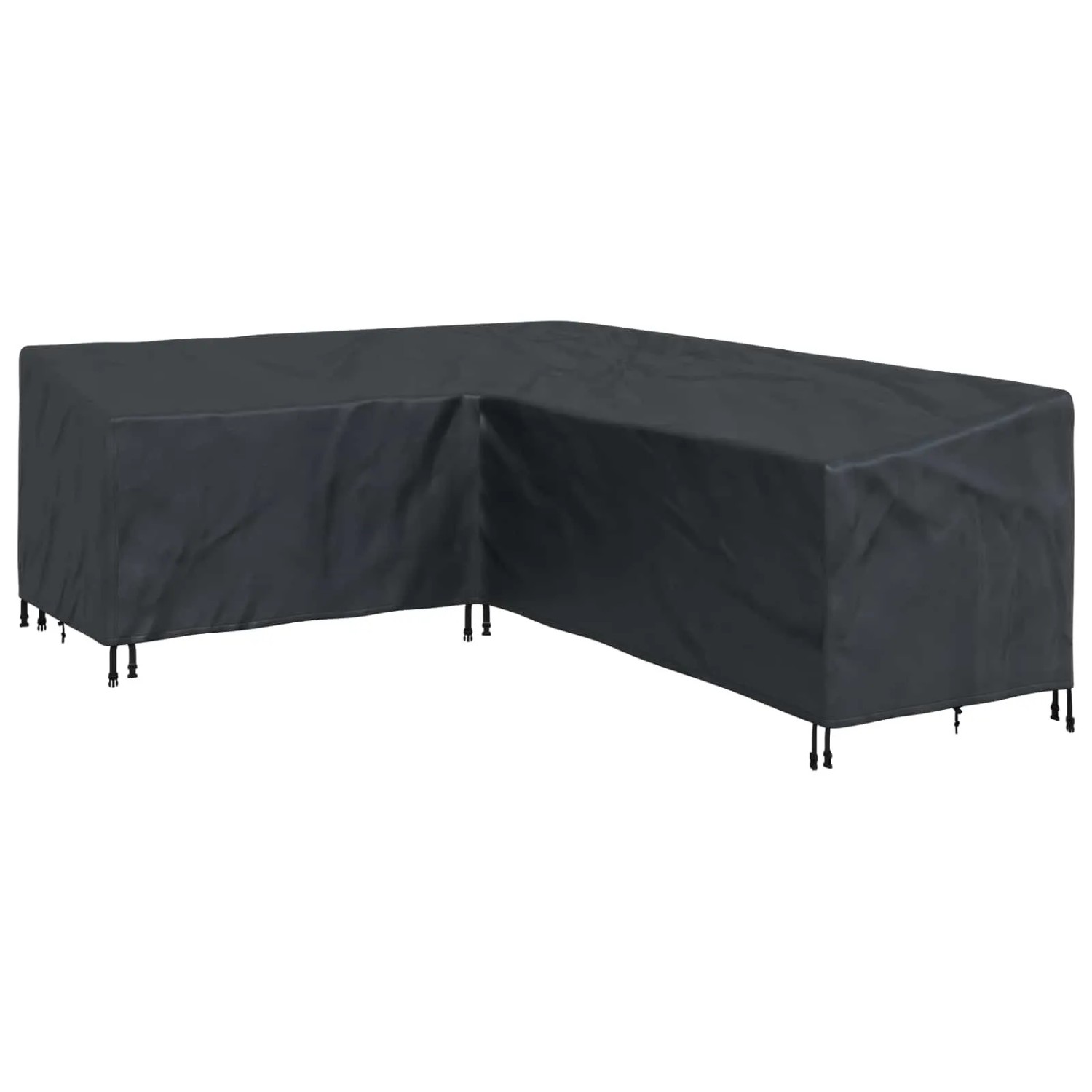 vidaXL Möbelbezug Schwarz 250 x 180 x 80 cm 600D Oxford Stoff 4105680 günstig online kaufen