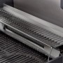 Detailaufnahme des Enders Gasgrill Monroe Pro 4 SIK Turbo Heckbrenners mit Grillrost.
