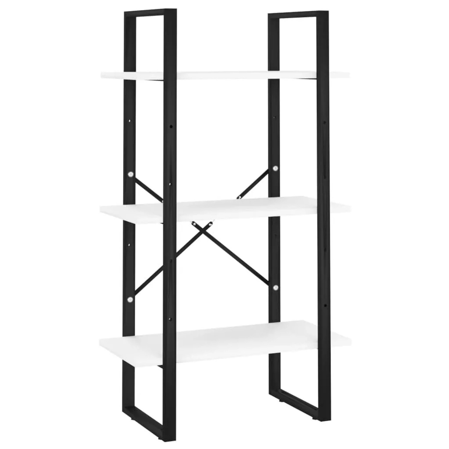 vidaXL Lagerregal Weiß 60x30x105 cm Holzwerkstoff 806507