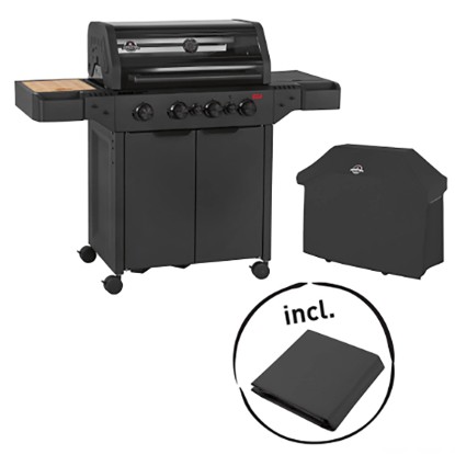 Jamestown 4-Brenner Gasgrill KNOX Master Class inkl. Abdeckhaube