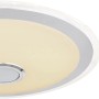Weiße Globo LED-Deckenleuchte Dunny, 2-flammig, mit integriertem Lautsprecher (430x105mm).