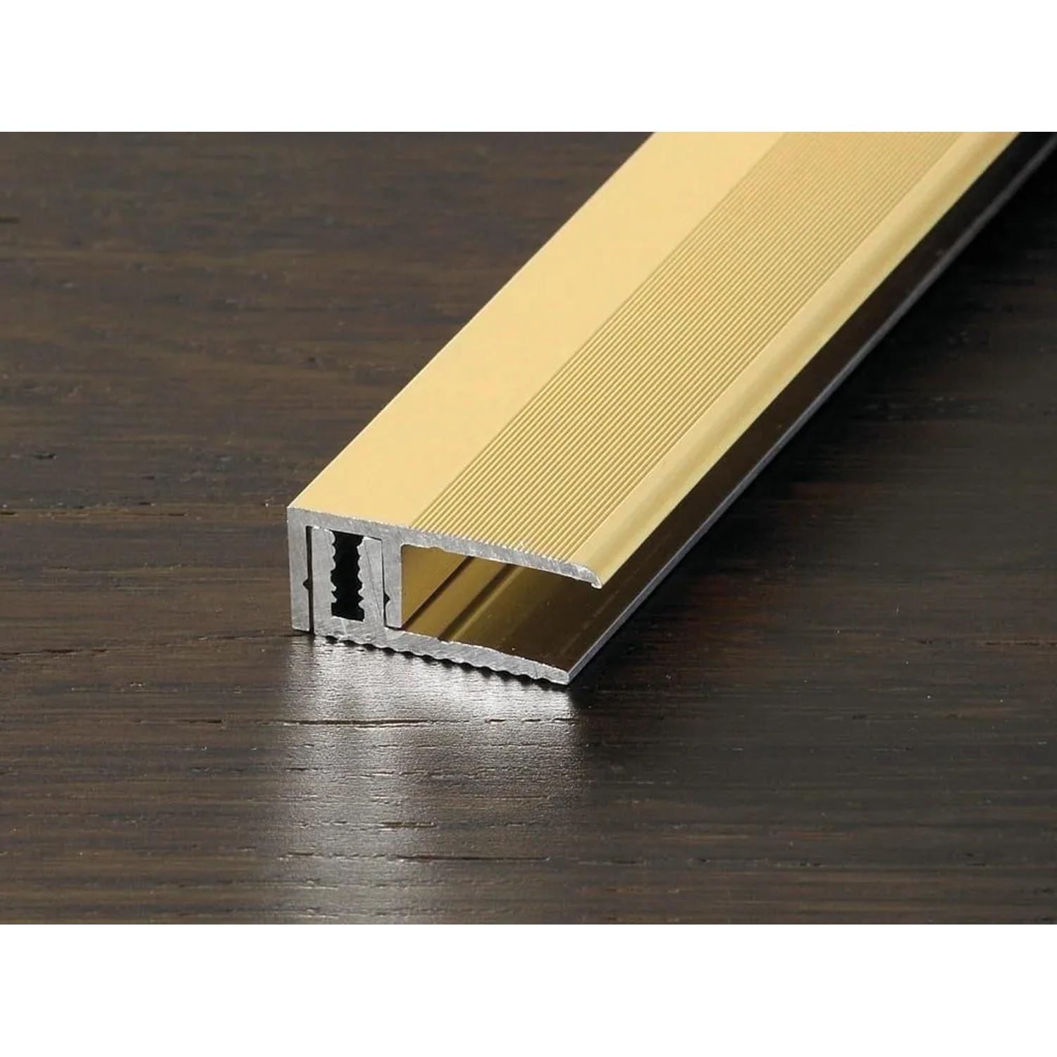 Proline Abschlussprofil Provario Universal Aluminium Eloxiert Champagne 90 cm Lang