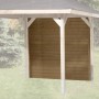 Weka Wandelement geschlossen, naturbelassen für Gartenlaube Flair. Zubehör für Lauben & Pavillons.