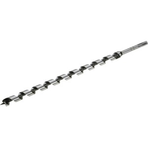 LUX Balkenbohrer Comfort, 12 mm x 460 mm, für tiefe Holzbohrungen mit Gewindespitze.