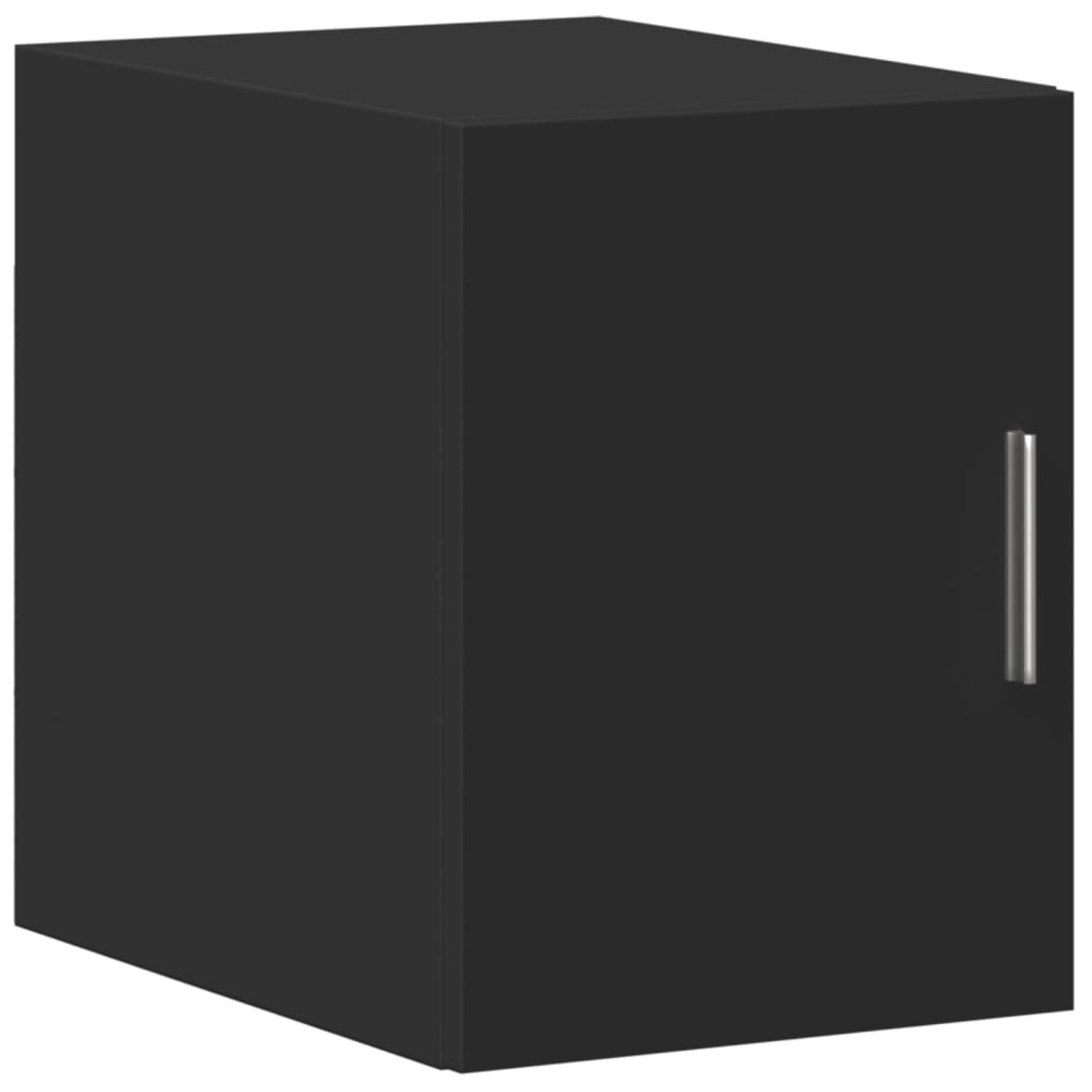 vidaXL Wandschrank Schwarz 30x42,5x40 cm Holzwerkstoff 846090