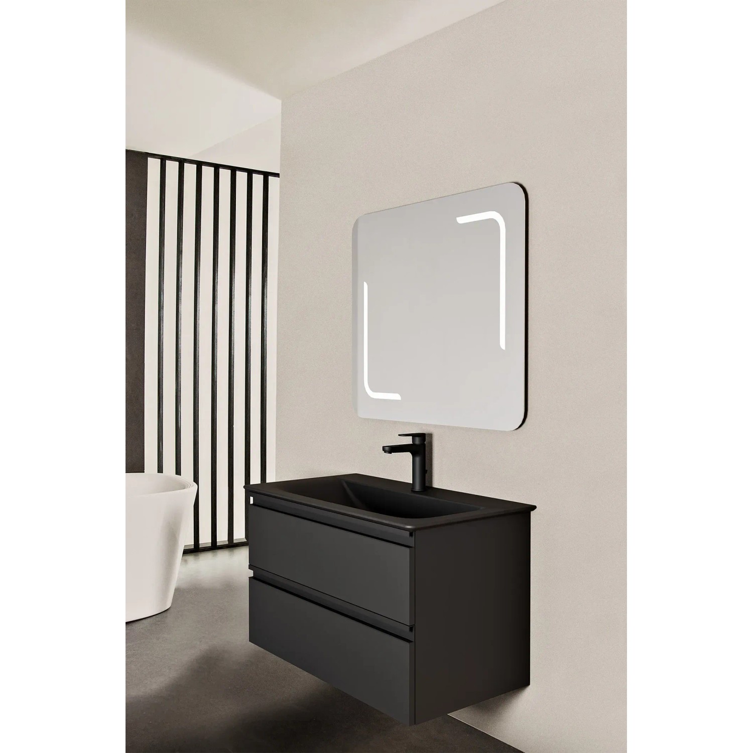 Ideal Standard Waschtischarmatur Cerafine O, H120, ohne Ablaufgarnitur, Silk Black.