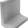 Grauer Diephaus L-Stein, 40x50x30x7 cm, zur Beet- und Böschungsbegrenzung.
