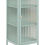 Furn.Design Vitrine Metall Mintgrün 40 x 102 cm 1-türig 3 Fächer Maram_8