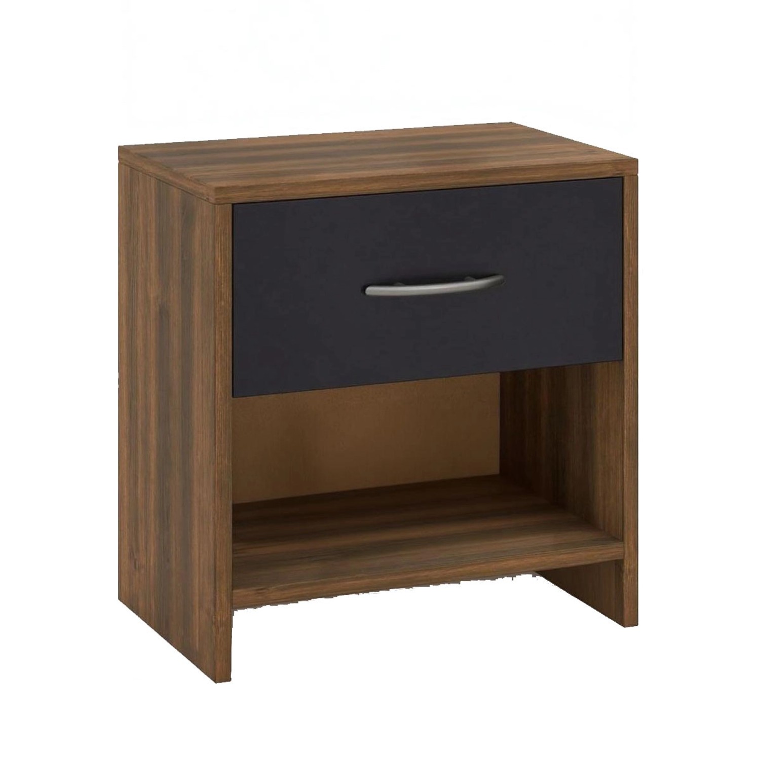 Costway Nachttisch mit Schublade Braun